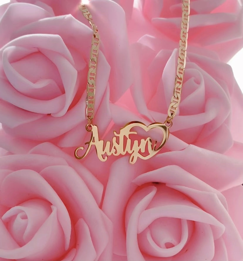 Amor Name Necklace